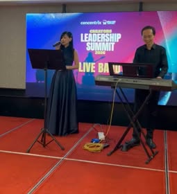 2 pieces band performance at Ideas Hotel, Kuala Lumpur Concentrix Malaysia Leadership Summit Program.